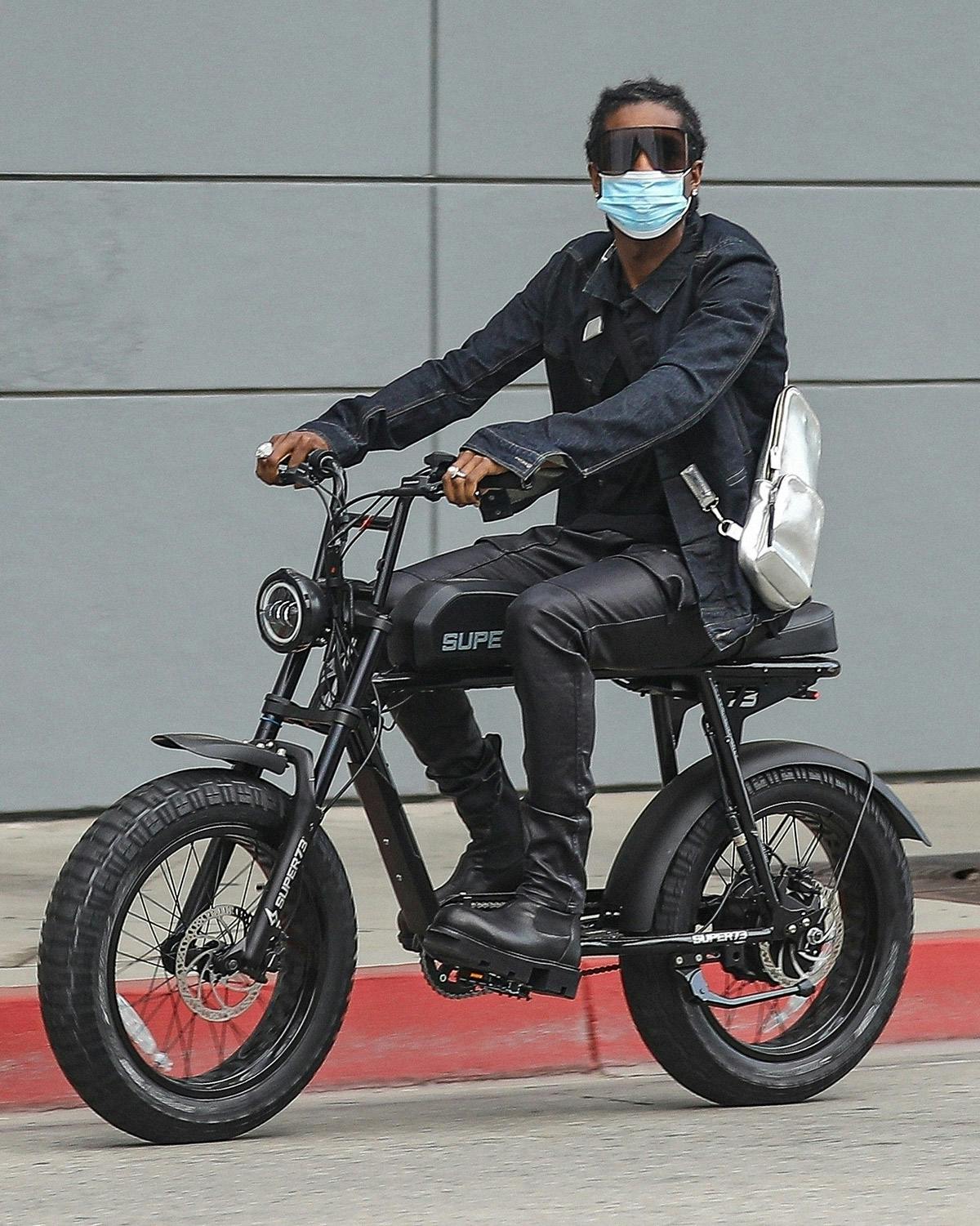 A$AP Rocky's Bike Fit Is a Huge Mood